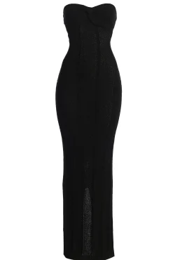 Black Blanca Strapless Maxi Dress*JLUXLABEL New