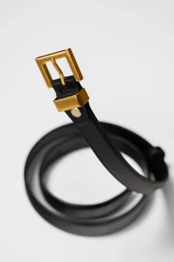 Black Bonnie Buckle Belt*JLUXLABEL Hot