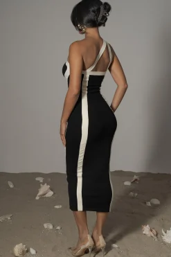 Black Breann Contrast Maxi Dress*JLUXLABEL Sale