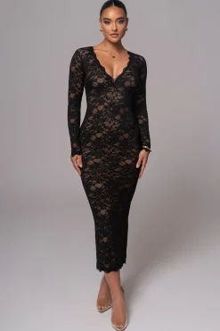 Black Canada Lace Maxi Dress*JLUXLABEL Fashion