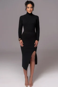 Black Cardinal Essential Knit Skirt*JLUXLABEL Online