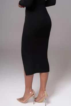 Black Cardinal Essential Knit Skirt*JLUXLABEL Online