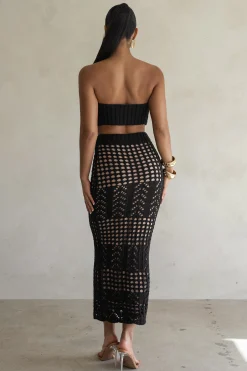 Black Caribbean Skies Skirt Set*JLUXLABEL Clearance