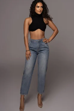 Black Cher Ribbed Top*JLUXLABEL Discount