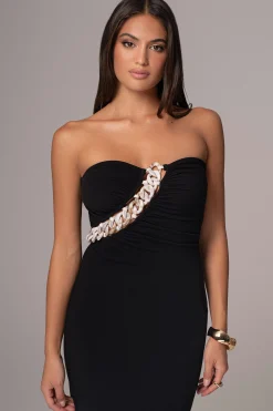 Black Clarisse One Shoulder Dress*JLUXLABEL Online