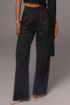 Black Classic High Rise Trousers*JLUXLABEL Hot