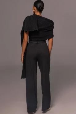 Black Classic High Rise Trousers*JLUXLABEL Hot