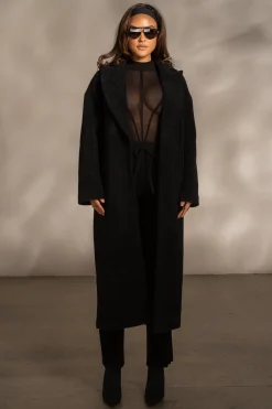 Black Dion Oversized Coat*JLUXLABEL Best