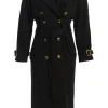 Black Elite Suede Coat*JLUXLABEL Outlet