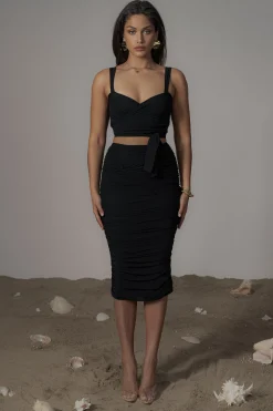 Black Extend Your Stay Skirt Set*JLUXLABEL Hot