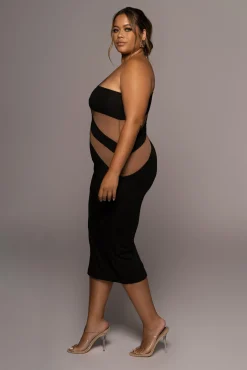 Black Eyes For You Midi Dress*JLUXLABEL Online