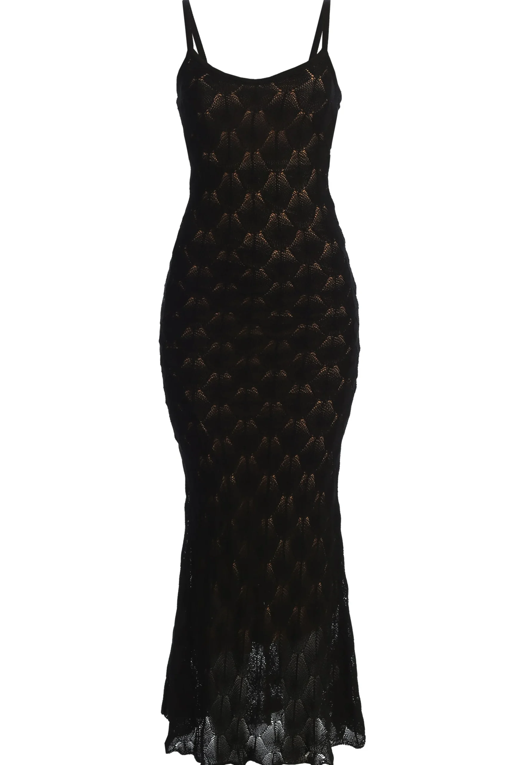 Black Gabriela Knit Maxi Dress*JLUXLABEL Clearance