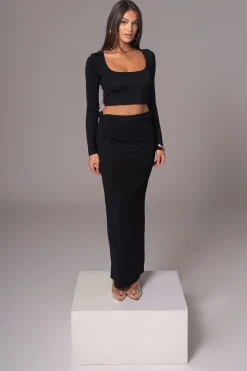 Black Geneva Skirt Set*JLUXLABEL Outlet