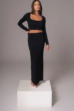 Black Geneva Skirt Set*JLUXLABEL Outlet