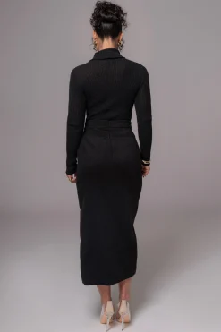 Black Gisele Slit Skirt*JLUXLABEL Fashion