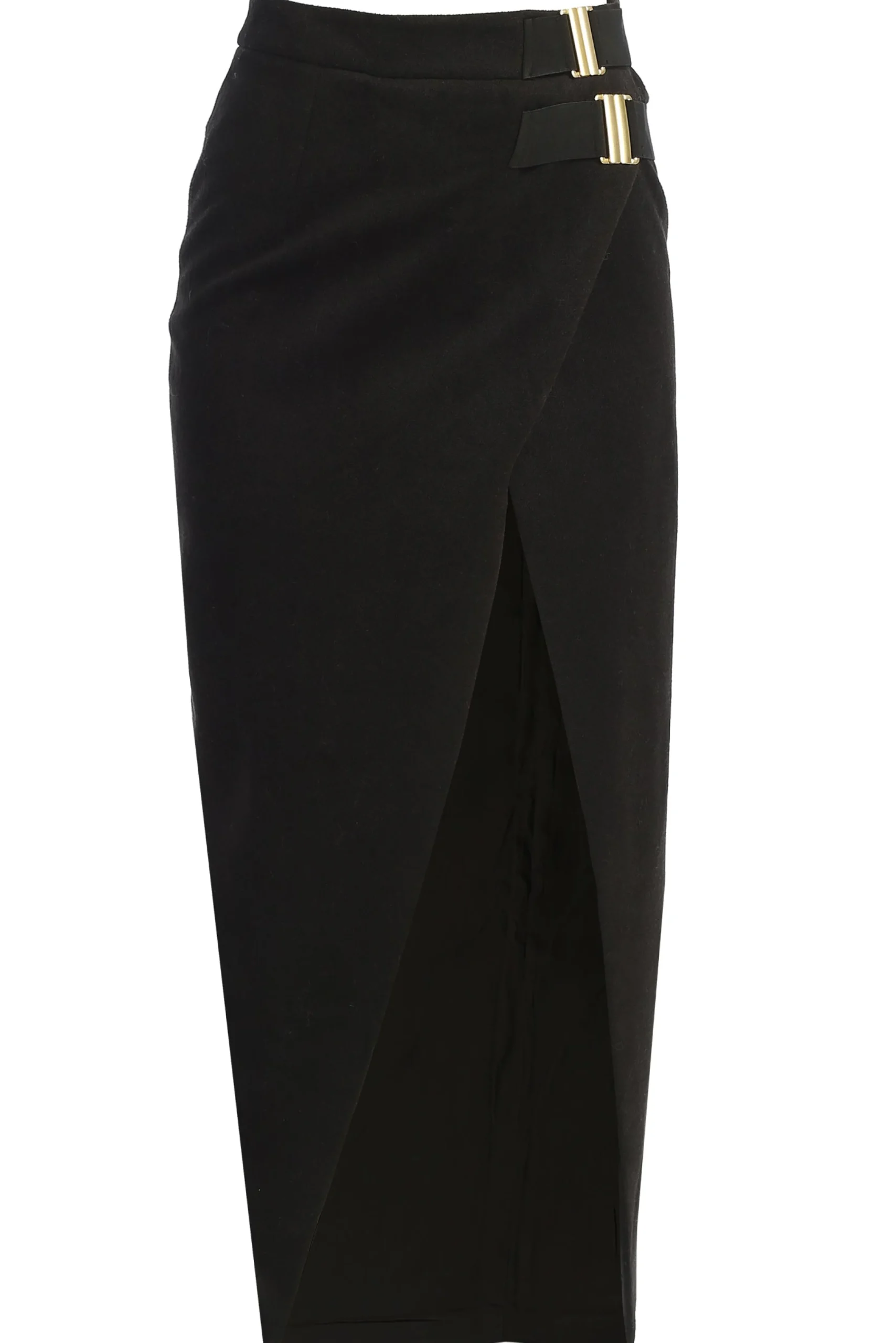 Black Gisele Slit Skirt*JLUXLABEL Fashion