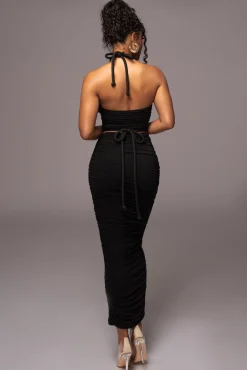 Black Go The Distance Skirt Set*JLUXLABEL Fashion