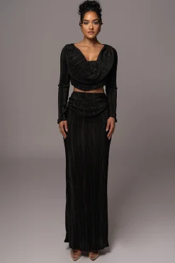Black Haidyn Skirt Set*JLUXLABEL Hot