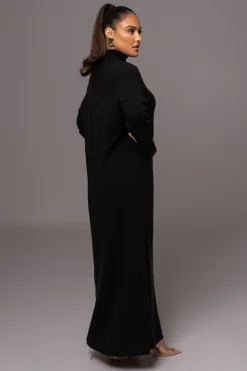 Black Hartley Knit Maxi Dress*JLUXLABEL Best