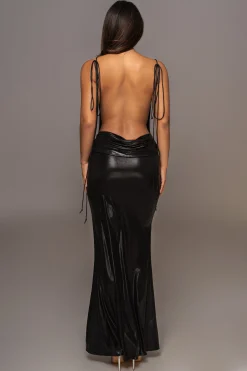 Black Heart of Gold Maxi Dress*JLUXLABEL Best