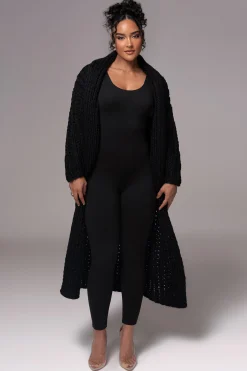Black Hold Me Close Shawl Collar Cardigan*JLUXLABEL Online