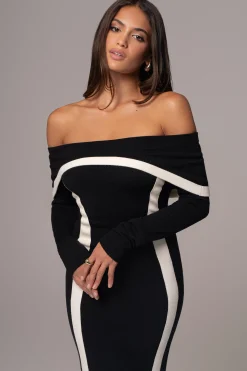 Black Janet Off Shoulder Maxi Dress*JLUXLABEL Hot