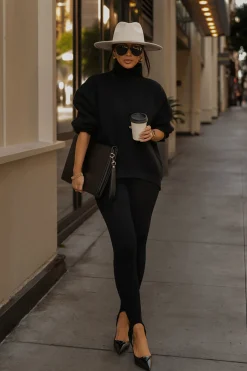 Black Jenni Turtleneck Sweater Top*JLUXLABEL Online