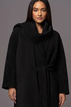 Black Jonah Coat*JLUXLABEL Clearance