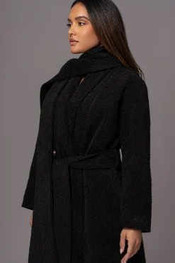 Black Jonah Coat*JLUXLABEL Clearance
