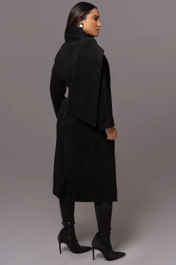 Black Jonah Coat*JLUXLABEL Clearance