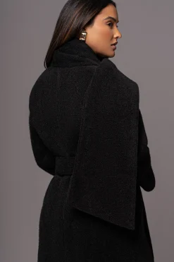 Black Jonah Coat*JLUXLABEL Clearance