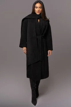 Black Jonah Coat*JLUXLABEL Clearance