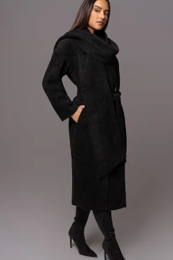 Black Jonah Coat*JLUXLABEL Clearance