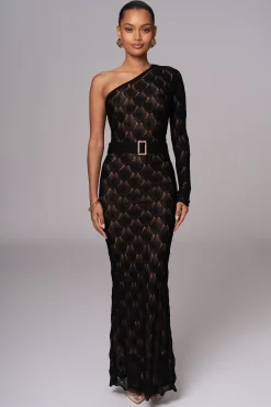 Black La Costa One Shoulder Dress*JLUXLABEL Fashion