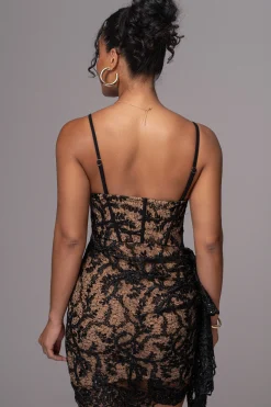 Black Marilyn Lace Mini Dress*JLUXLABEL Fashion