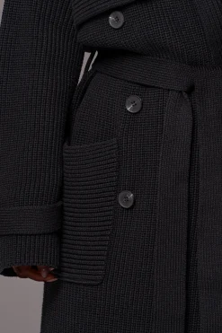 Black Maxinne Knit Coat*JLUXLABEL Hot