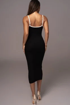 Black Model Citizen Knit Midi Dress*JLUXLABEL Sale