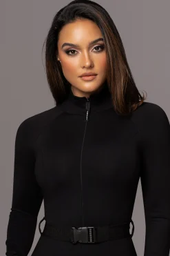 Black Movement Mock Maxi Dress*JLUXLABEL Outlet