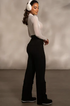 Black Nyah Nylon Utility Pants*JLUXLABEL Best