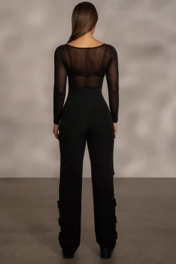 Black Nyah Nylon Utility Pants*JLUXLABEL Best