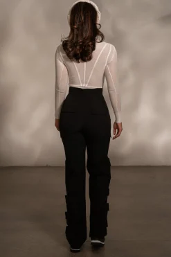 Black Nyah Nylon Utility Pants*JLUXLABEL Best