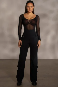 Black Nyah Nylon Utility Pants*JLUXLABEL Best