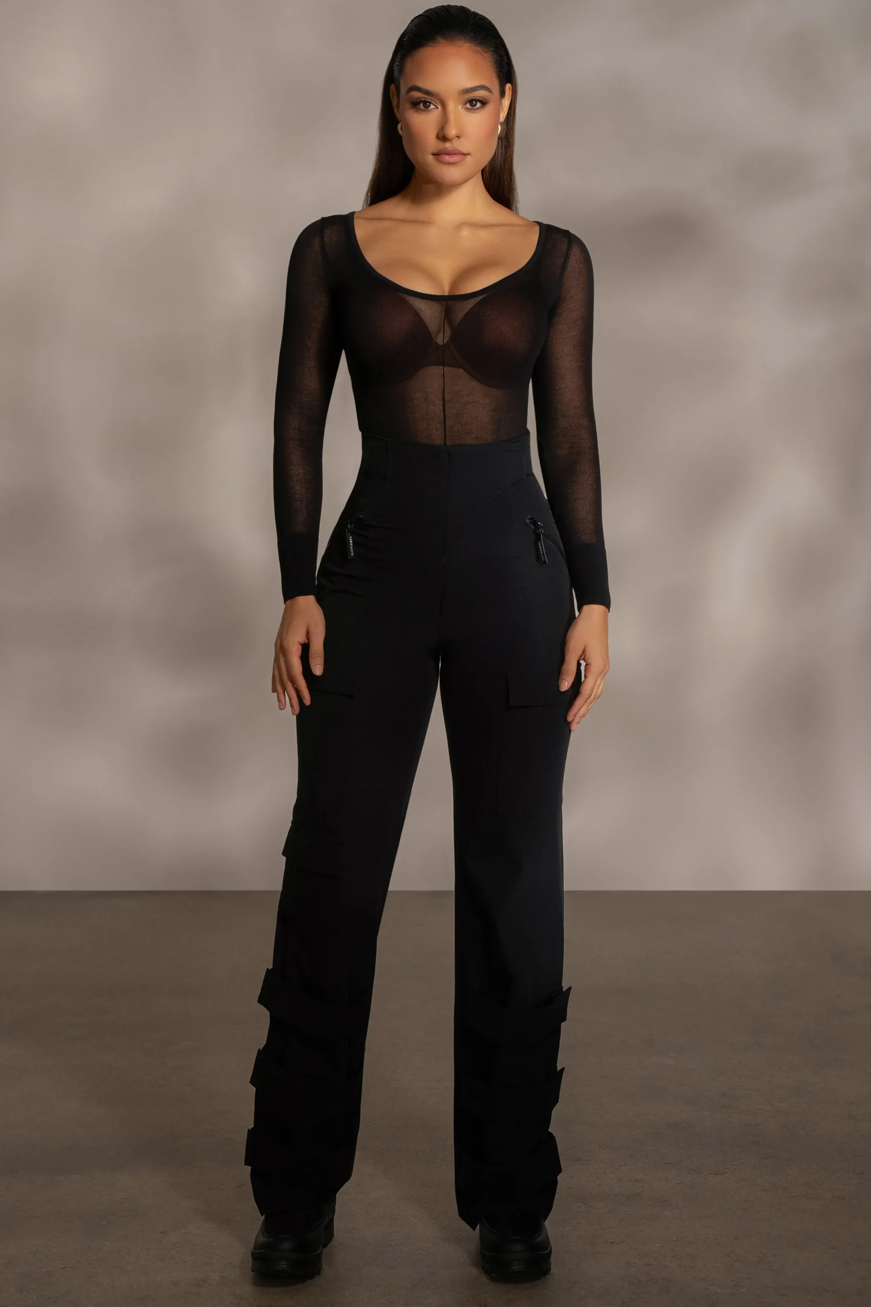 Black Nyah Nylon Utility Pants*JLUXLABEL Best