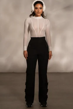 Black Nyah Nylon Utility Pants*JLUXLABEL Best