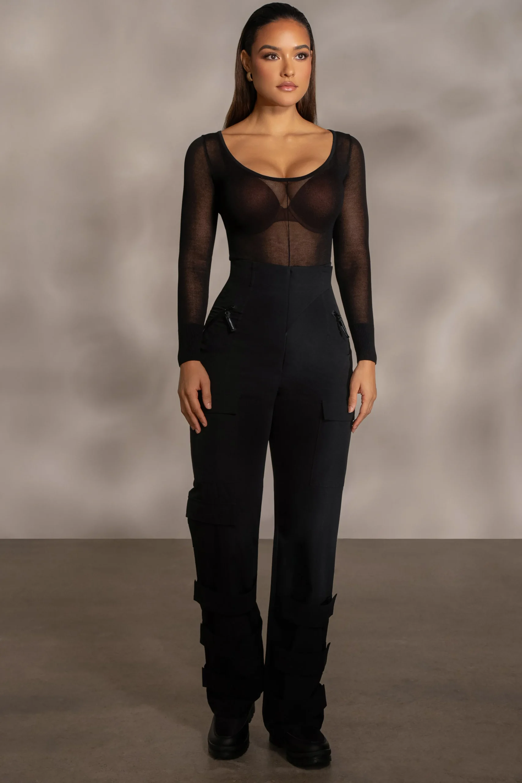 Black Nyah Nylon Utility Pants*JLUXLABEL Best