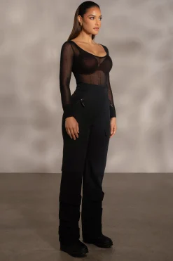 Black Nyah Nylon Utility Pants*JLUXLABEL Best