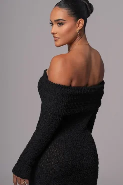 Black Olivea Knit Maxi Dress*JLUXLABEL Outlet