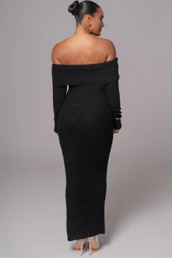 Black Olivea Knit Maxi Dress*JLUXLABEL Outlet