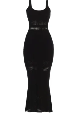 Black Palm Springs Knit Maxi Dress*JLUXLABEL Hot