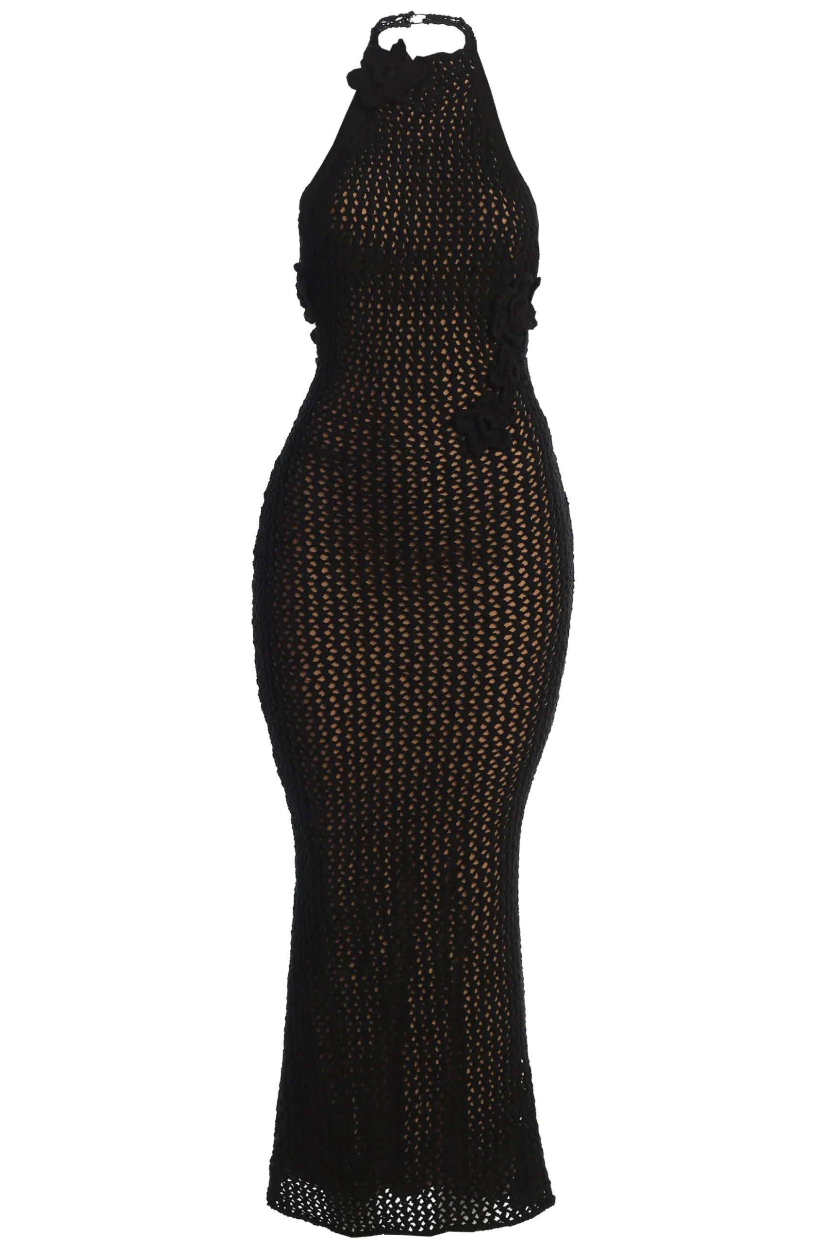 Black Paradise Crochet Maxi Dress*JLUXLABEL New